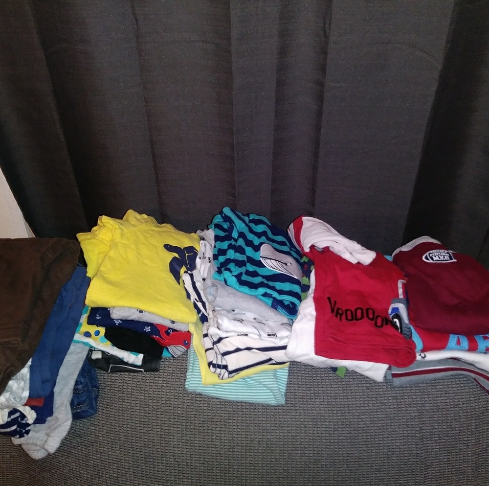 40 piece Lot of baby boy clothes 6-12 month